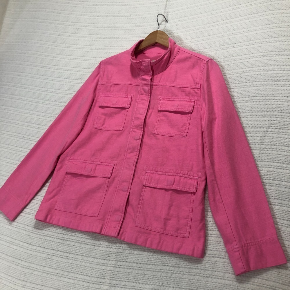 J. Crew Pink Utility Jacket